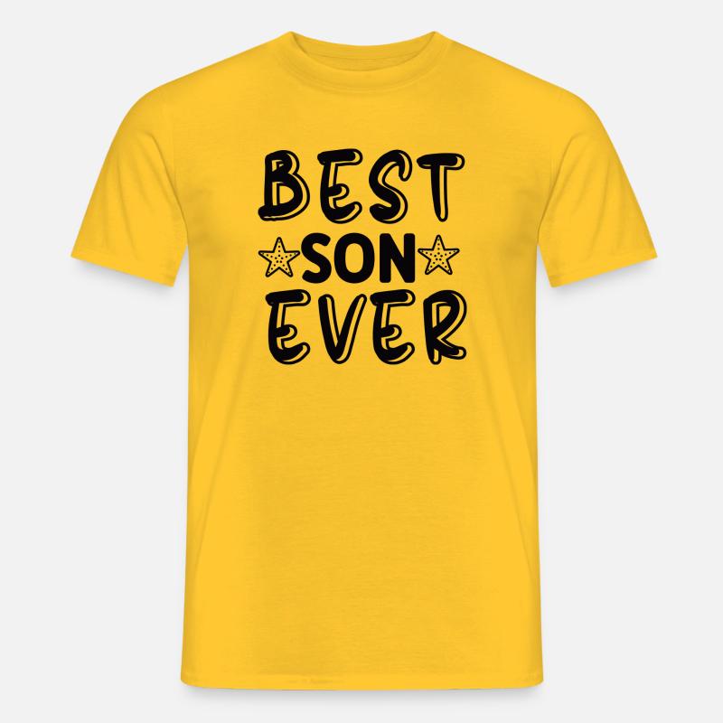 Best Son Ever - Männer T-Shirt - Gelb
