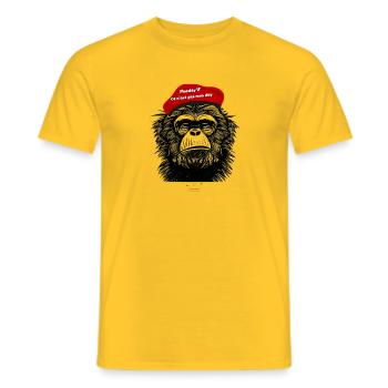 Montag - Männer T-Shirt - Gelb - Vorne - AI Model Male 178 dark (178cm)