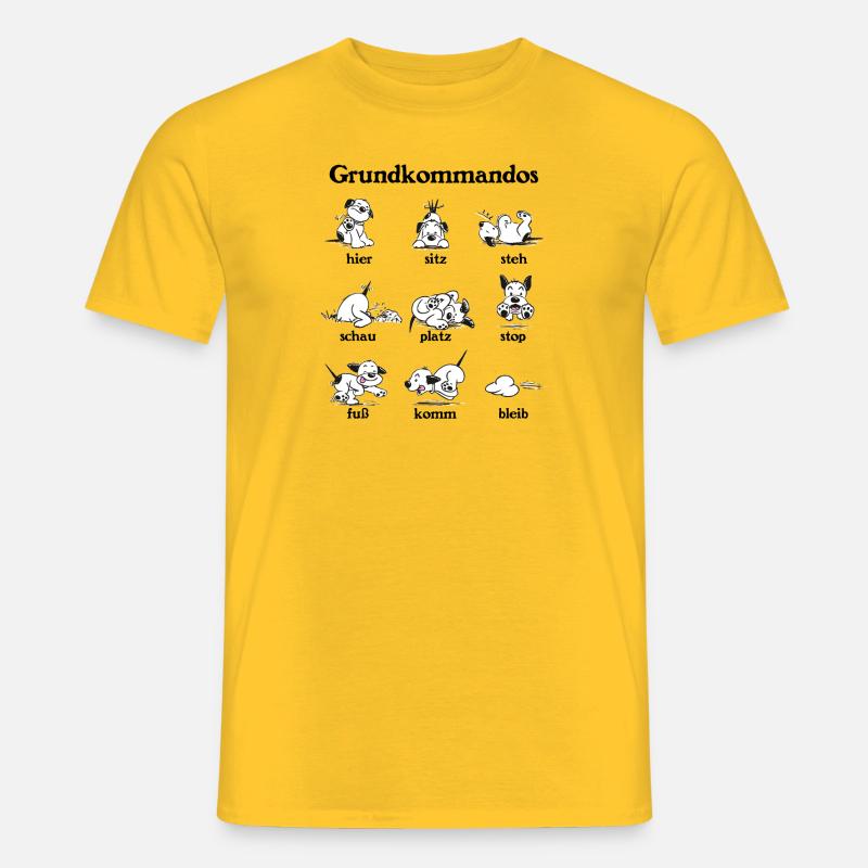 Kommandos1 2 - Männer T-Shirt - Gelb