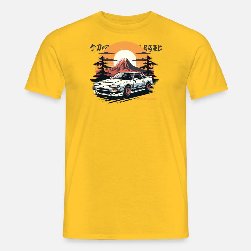 JDM Graphic Tee - Männer T-Shirt - Gelb