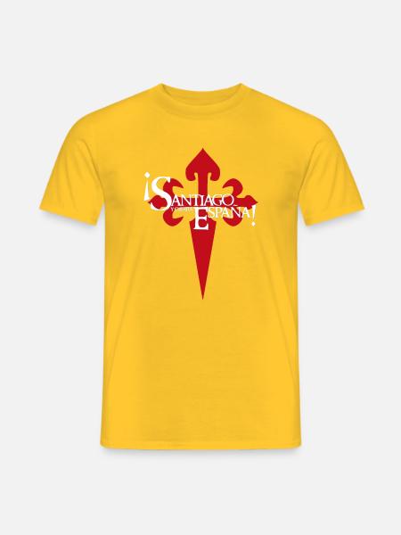 Santiago (Dunkelheit) - Männer T-Shirt - Gelb