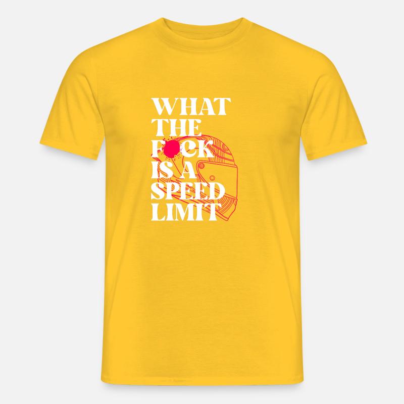 Auto - Männer T-Shirt - Gelb