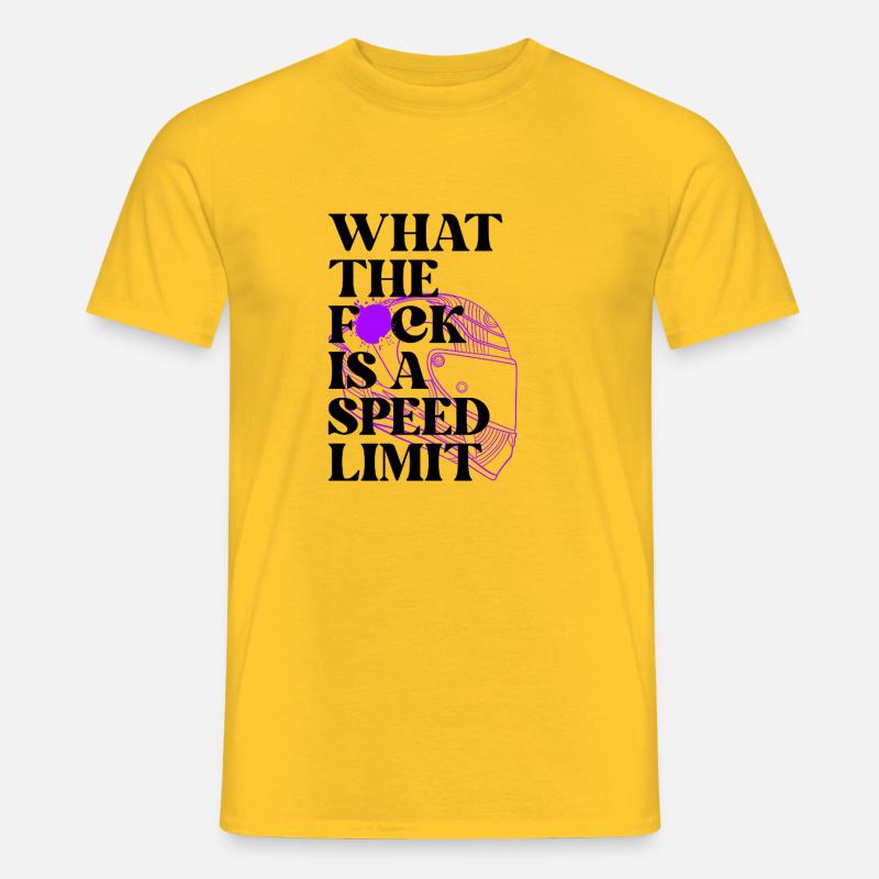 Auto - Männer T-Shirt - Gelb