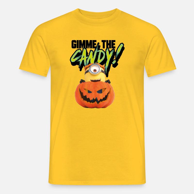 Minions Stuart Dame dulces - Camiseta hombre - amarillo