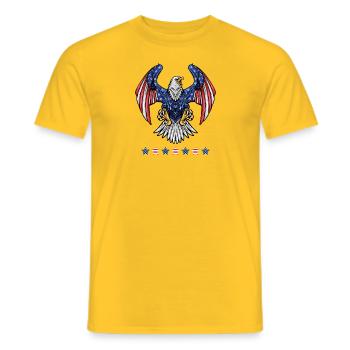 Design für Produkte - Männer T-Shirt - Gelb - Vorne - AI Model Male 178 dark (178cm)