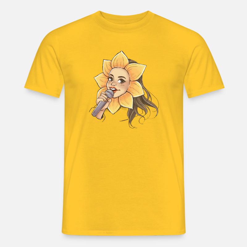 Sonnenblumenlied - Männer T-Shirt - Gelb
