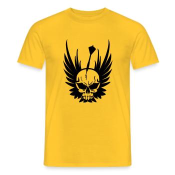 Dart - Männer T-Shirt - Gelb - Vorne - AI Model Male 178 dark (178cm)