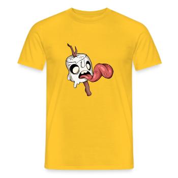 Marshmallow - Männer T-Shirt - Gelb - Vorne - AI Model Male 178 dark (178cm)