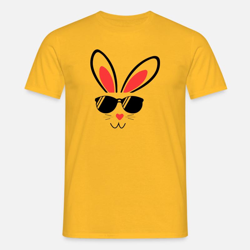Rabbit, Rabbit, Easter rabbit - Men's T-Shirt - yellow