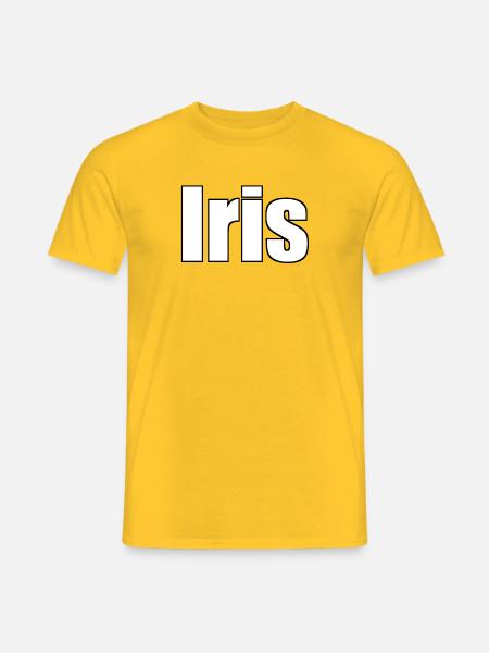 Iris - Men's T-Shirt - yellow