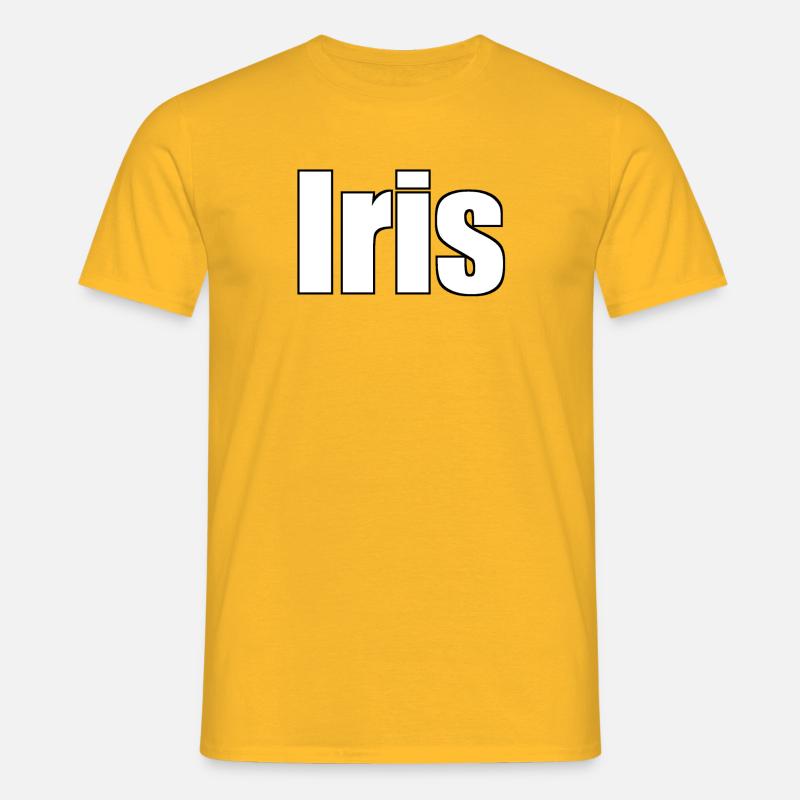 Iris - Men's T-Shirt - yellow