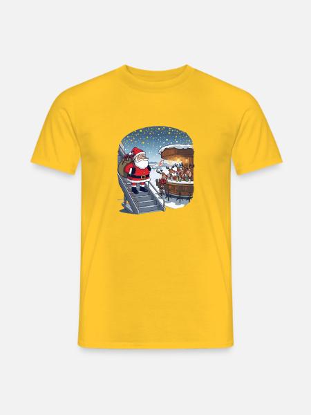 Reindeer out - Men's T-Shirt - yellow