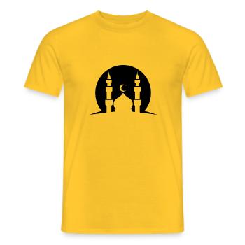 Ramadan Mubarak muslim islam Fasten moslem Allah - Männer T-Shirt - Gelb - Vorne - AI Model Male 178 dark (178cm)