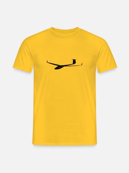 Segelflugzeug Segelfliegen Segelflieger - Mænd T-shirt - gul