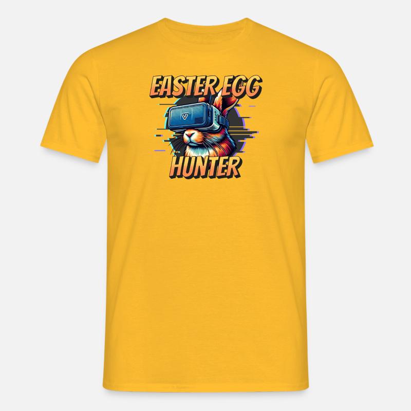 Easter Egg Hunter - Männer T-Shirt - Gelb