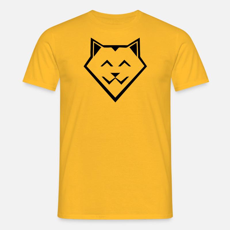 Fuchs - Männer T-Shirt - Gelb