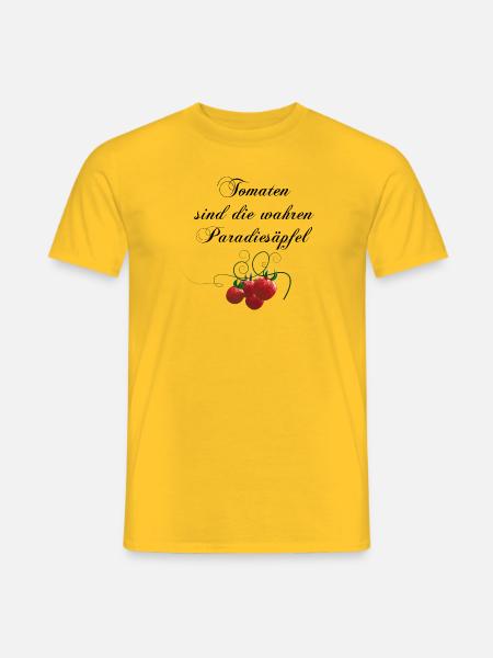 Tomaten - Männer T-Shirt - Gelb
