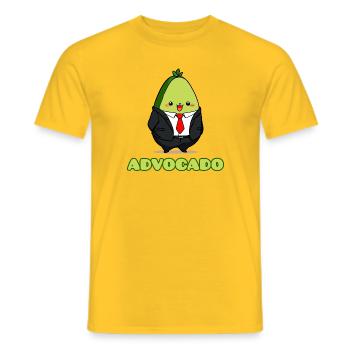 Advocado - Männer T-Shirt - Gelb - Vorne - AI Model Male 178 dark (178cm)