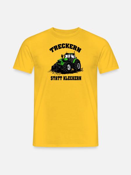 Traktor - Schlepper - Landwirt - Bauer - Männer T-Shirt - Gelb