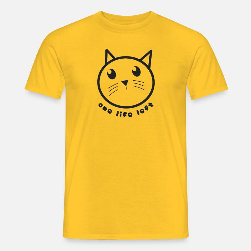 Noch ein Leben - Männer T-Shirt - Gelb