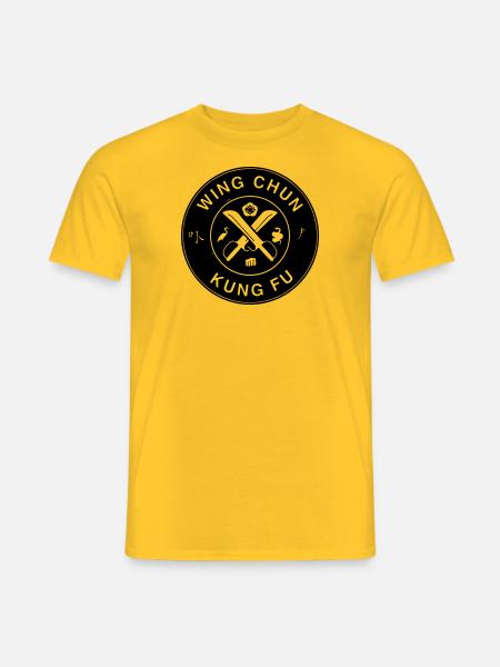 wing chun kung fu - Men's T-Shirt - yellow
