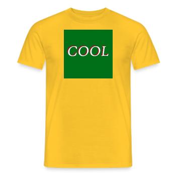REFROIDIR - T-shirt homme - jaune - Devant - AI Model Male 178 dark (178cm)