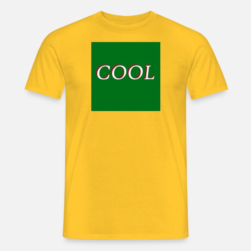 COOL - Männer T-Shirt - Gelb