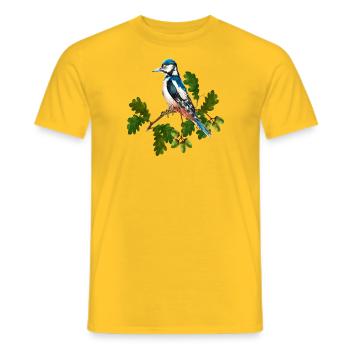 Bunter Vogel - Männer T-Shirt - Gelb - Vorne - AI Model Male 178 dark (178cm)