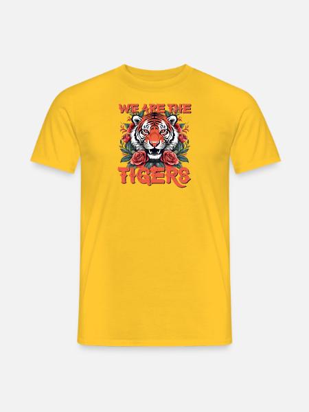 We are the Tigers - Men's T-Shirt - yellow