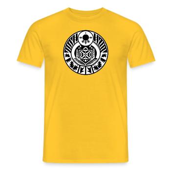 Maya7 - T-shirt homme - jaune - Devant - AI Model Male 178 dark (178cm)