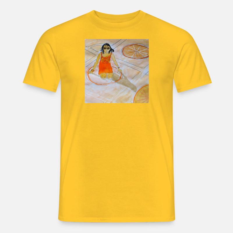 Ferienzeit - Männer T-Shirt - Gelb