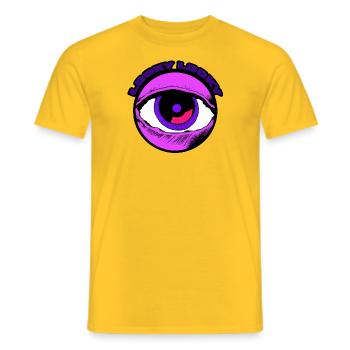 lookylooky 4 - Männer T-Shirt - Gelb - Vorne - AI Model Male 178 dark (178cm)