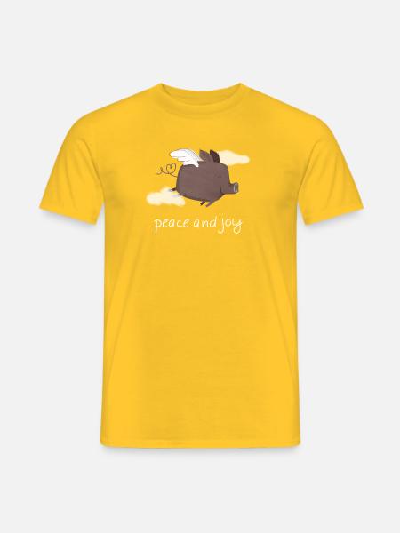 Ottilie für den Frieden - Männer T-Shirt - Gelb