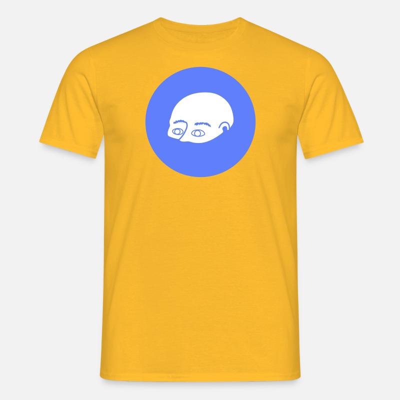 Kopflos // Headless - Men's T-Shirt - yellow