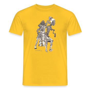 Nouvelle histoire - T-shirt homme - jaune - Devant - AI Model Male 178 dark (178cm)