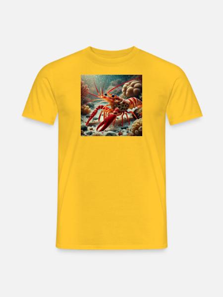 Knallkrebs - Männer T-Shirt - Gelb