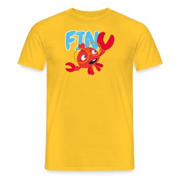 Maari - Abenteuer Am Riff Krabbe Fin - Männer T-Shirt - Gelb - Vorne - AI Model Male 178 dark (178cm)