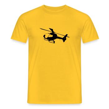 EC120 AH120 Hélicoptère - T-shirt homme - jaune - Devant - AI Model Male 178 dark (178cm)