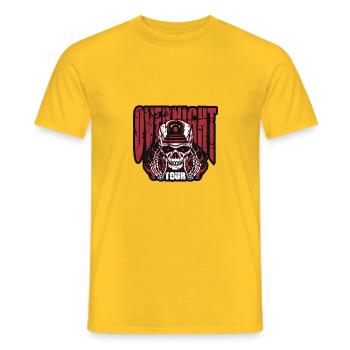 les fantômes sont réels et ils sont effrayants - T-shirt homme - jaune - Devant - AI Model Male 178 dark (178cm)