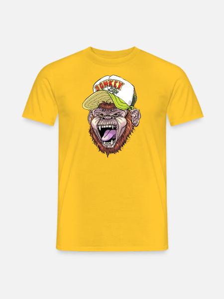 Donkey life - T-shirt homme - jaune