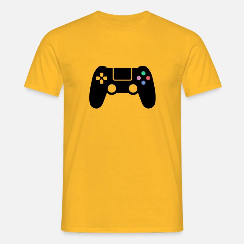 Gamecontroller 3 - Männer T-Shirt - Gelb