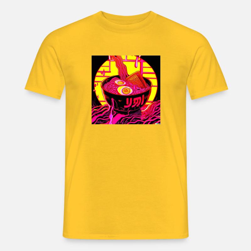 Ramen - Männer T-Shirt - Gelb