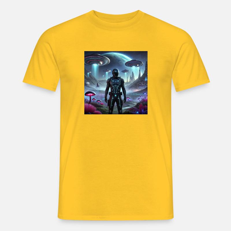 E1CC0E74 D88B 4DC4 8536 7E3A219B2F19 - Männer T-Shirt - Gelb