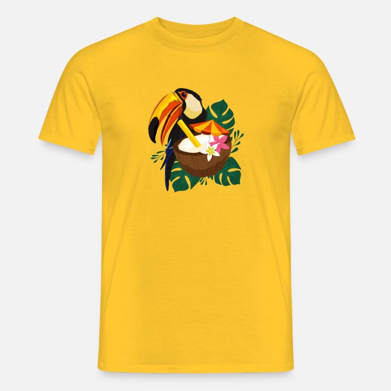 Tukan - Männer T-Shirt - Gelb