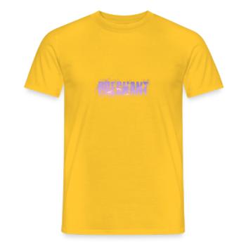 Pregnant - Männer T-Shirt - Gelb - Vorne - AI Model Male 178 dark (178cm)