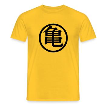 Muet Roshi - T-shirt homme - jaune - Devant - AI Model Male 178 dark (178cm)