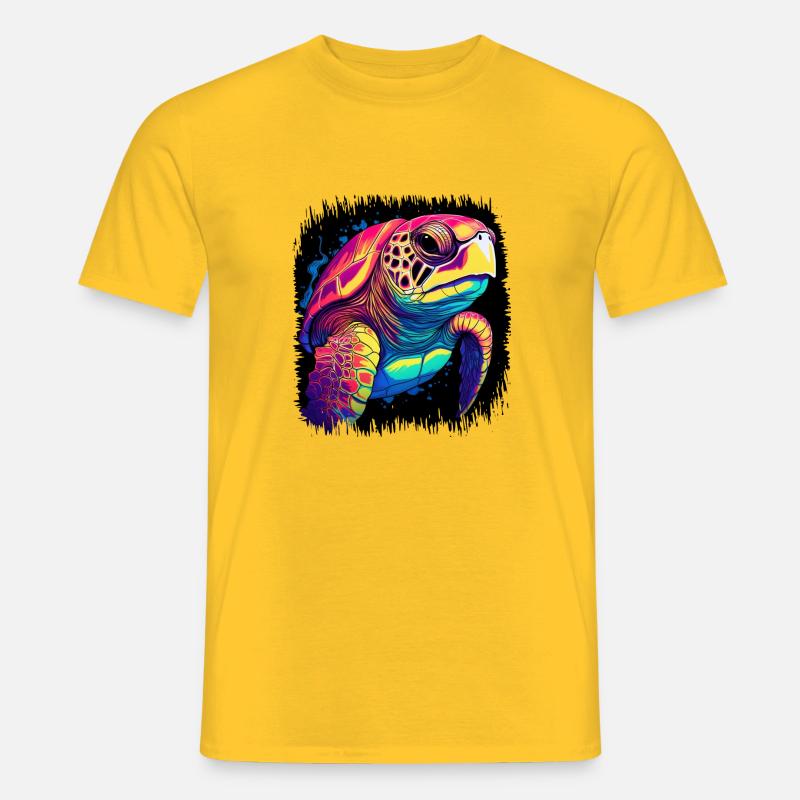 endangered species oceanography statement - Männer T-Shirt - Gelb