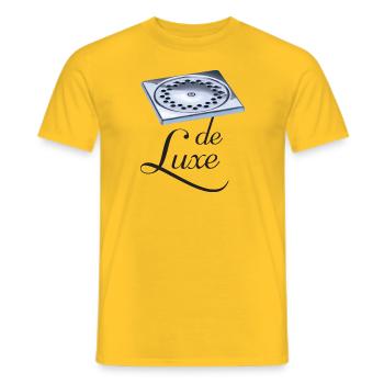 Sterput de luxe - T-shirt homme - jaune - Devant - AI Model Male 178 dark (178cm)