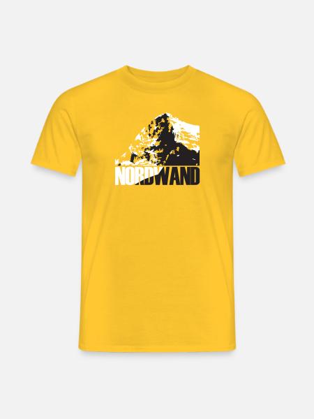 Nordwand - Männer T-Shirt - Gelb