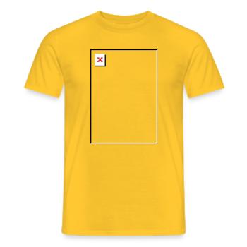Missing Image – File Not Found Hochformat - Männer T-Shirt - Gelb - Vorne - AI Model Male 178 dark (178cm)